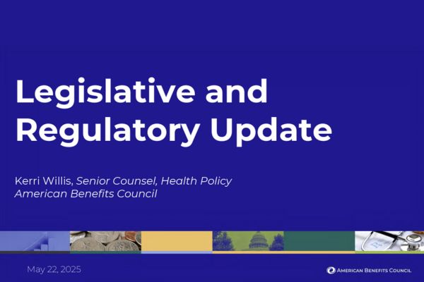 Event Presentation - Legislative and Regulatory Update