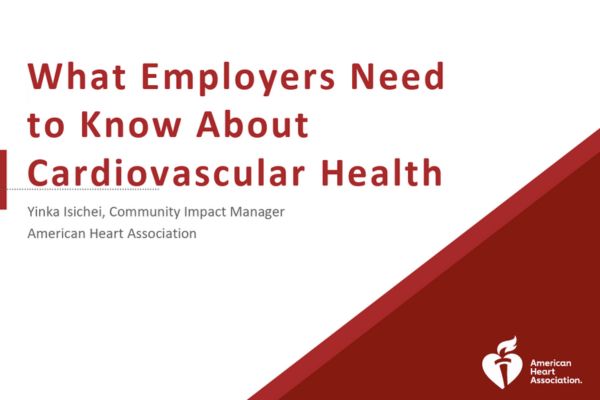 What Employers Need to Know About Cardiovascular Health